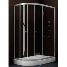 SQ-line cabina dus asimetrica 100 x 80cm